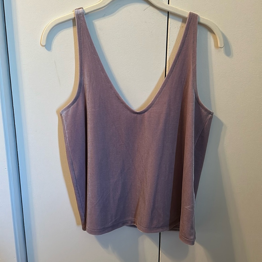 Madewell velvet tank
